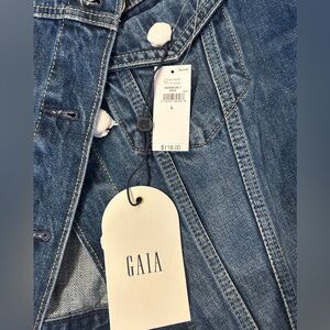 Cult Gaia for Gap crisscross Jean jacket